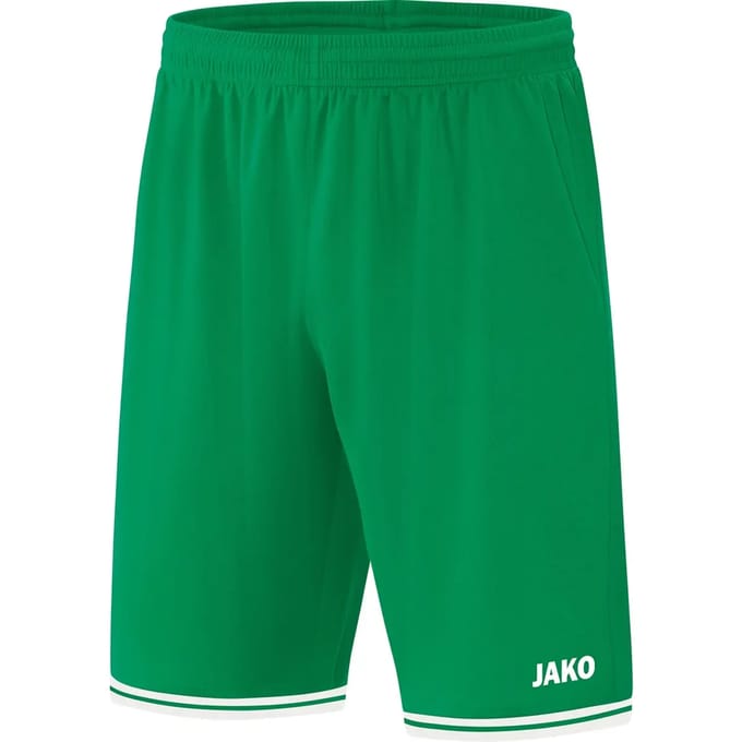 Jako Center 2.0 Basketbalshort Heren - Wit / Sportgroen | Maat: S