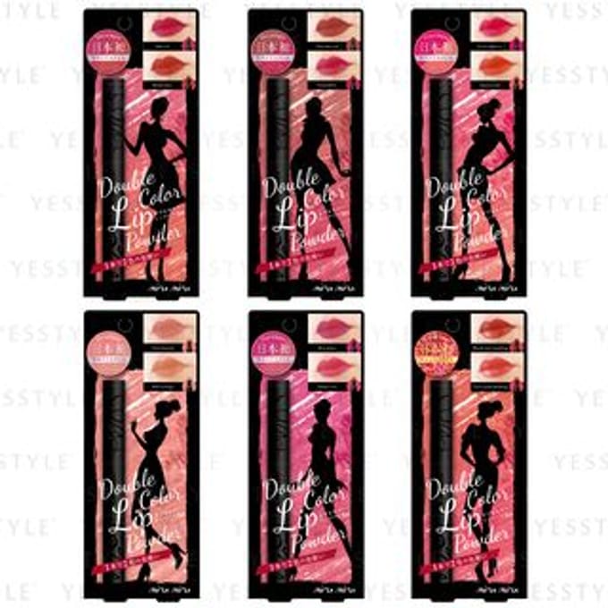 COSMEBANK - Miru Miru Double Color Lip Powder 01 Ruby Red & Bloody Mary