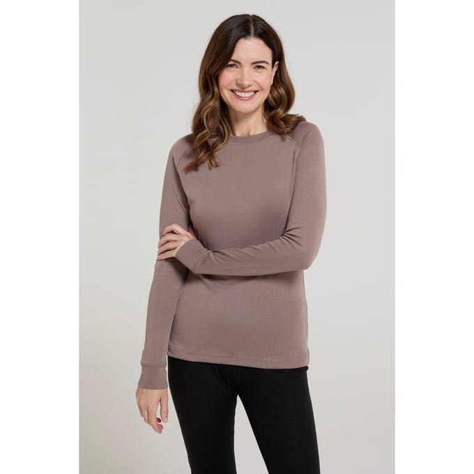 Mountain Warehouse Dames/Dames Talus Top met lange mouwen (Donker Beige)