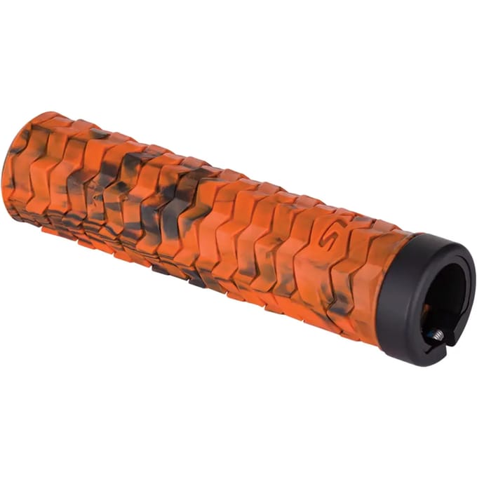 Kellys Poison Fietshandvatten 135mm Oranje/Zwart LockON