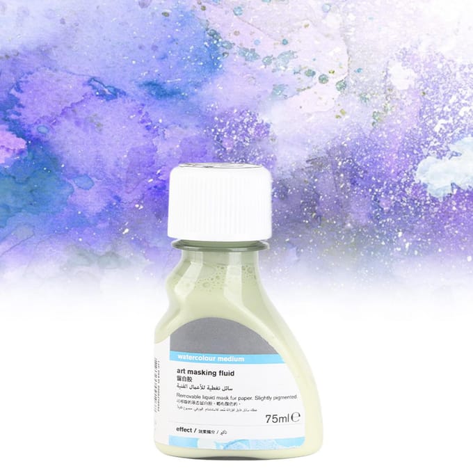 75 ml Art Masking Fluid Artist Aquarelverf Mediums Pigment Bedekkende Vloeistof white