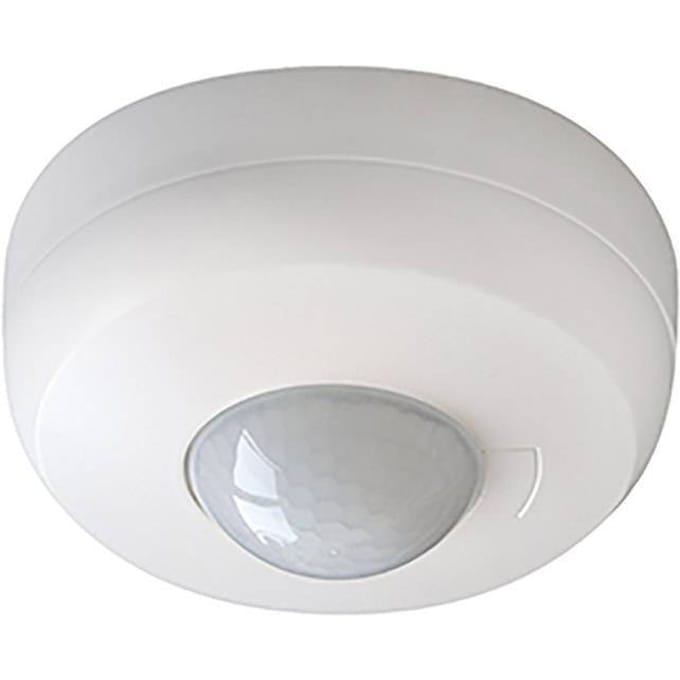 B.E.G. Brück 92190 Bewegingsmelder Opbouw (op muur), Plafond 360 ° Triac Wit IP44