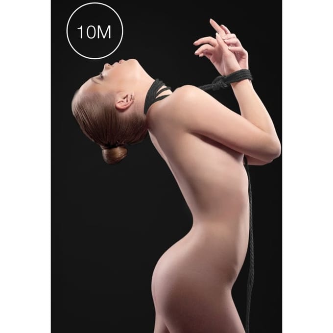 Kinbaku Bondage touw 10 meter - Zwart