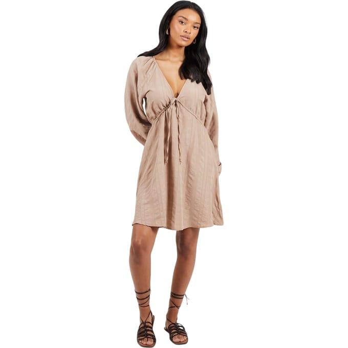 Brave Soul Dames/Dames A-lijn Mini Jurk (Taupe)