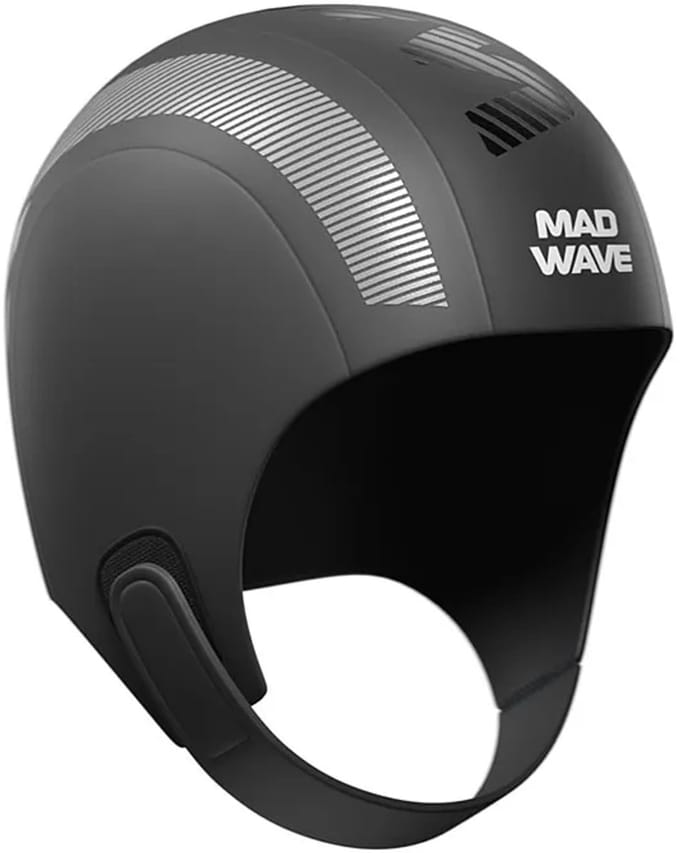 Madwave Opnwtr Wahoo Therm Gdskn Neopreen Cap Zwart 2XL