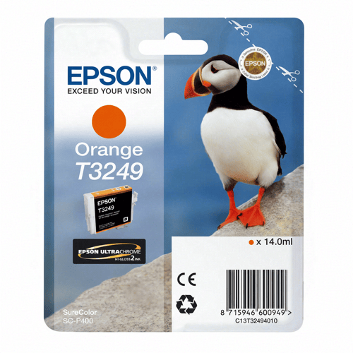 Epson T3249 - Inktcartridge / Oranje
