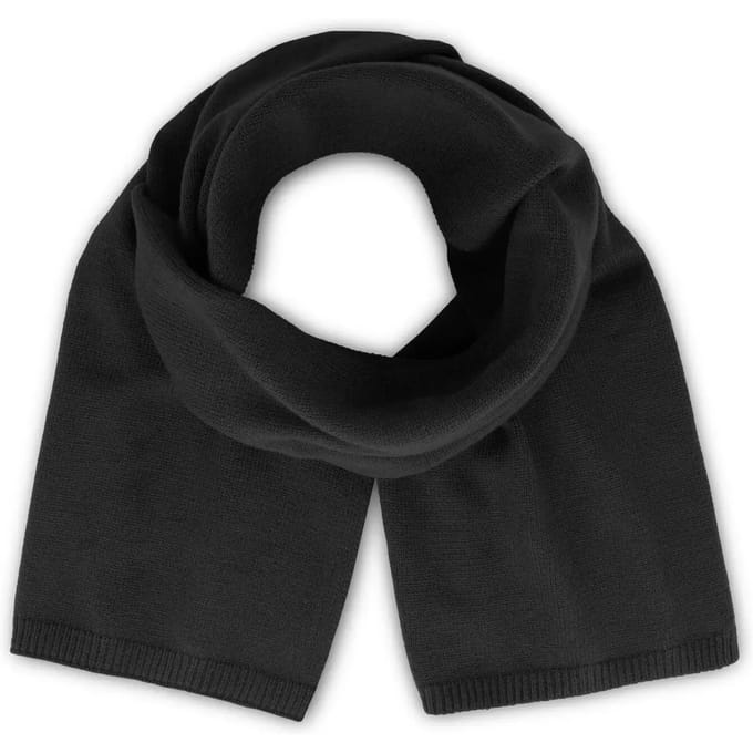 Atlantis Headwear Wind Scarf Recycled AT808 - Black - 160 x 25 cm