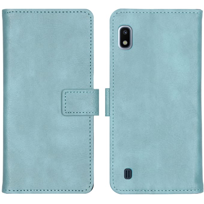 imoshion Hoesje - Geschikt voor Samsung Galaxy A10 - Luxe Bookcase - Lichtblauw