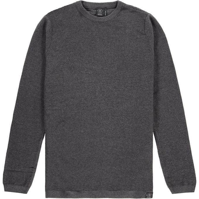 Kultivate KN JORDY  Pullover DarkGreyMelange   M