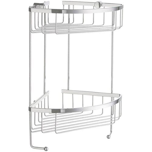 Smedbo Sideline corner soap basket, double DK2031