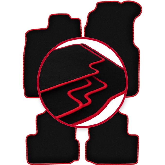 CARLUX-RED automatten voor: Saab 900 II cabriolet (1994-1995)
