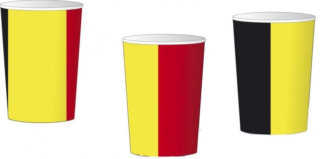 Bekers Belgie 25 Cl 8 Stuks