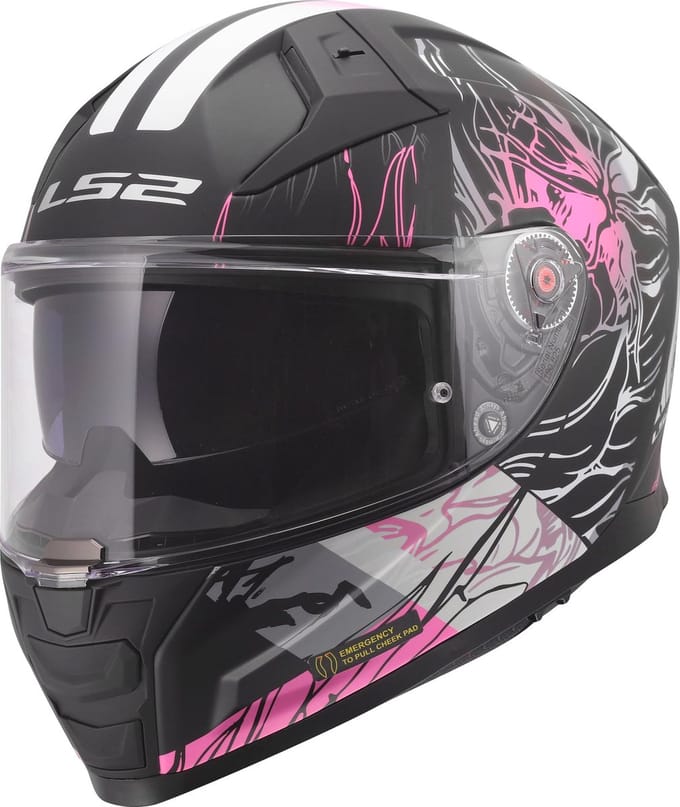 Volle motorhelm LS2 FF811 Vector II Darflo