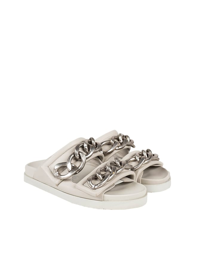 Patrizia Pepe Slippers Vrouw Grijs