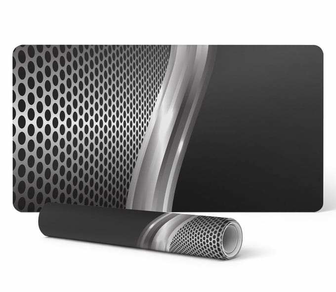 Bureauonderlegger voor grafisch ontwerpers en vormgevers, metalen 3D-mesh, 90x45 cm