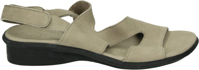 Arche - SAMARI - Sandalen met hakDames Sandalen - Kleur: Taupe - Maat: 41