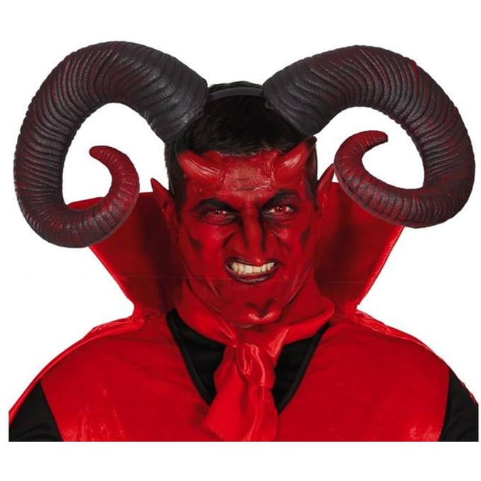 Hoofdband Duivelshoorns Demon Kostuum Halloween red