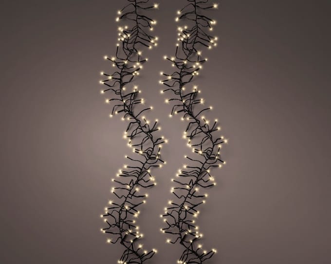 Cluster kerstverlichting met 448 LEDS - 4,2M - Soft Gold - 1800K - IP44