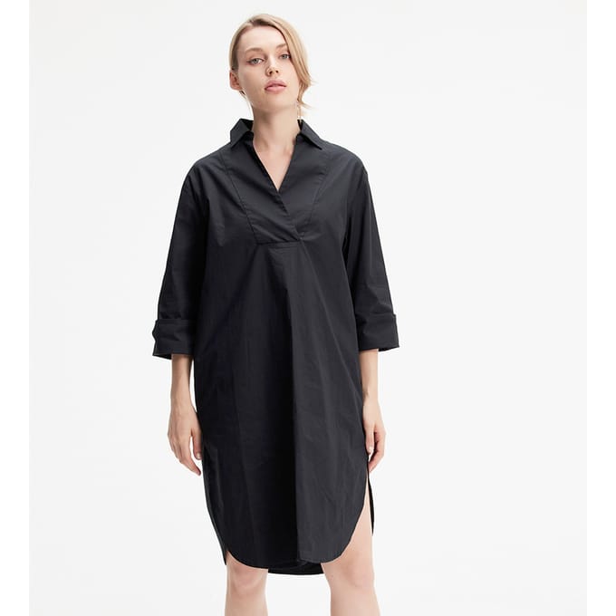 Minimalistisch katoenen shirtjurk