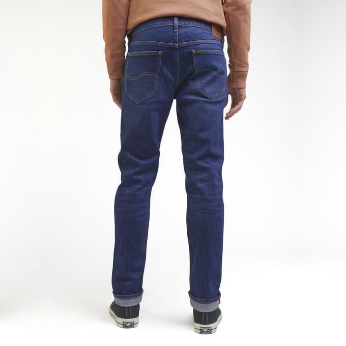 Lee Luke Dk Worn Kansas Jeans Maat: W31L34 | Straight Jeans Outlet | Heren | Blauw