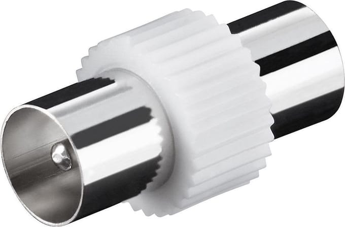 IEC (m) - IEC (m) coax koppelstuk