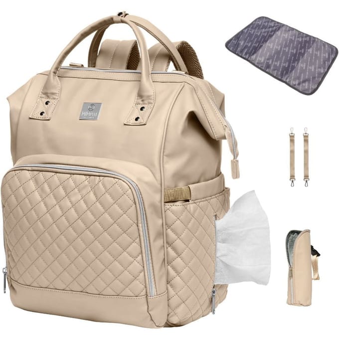 MIMMTI® 2.0 Leren Luiertas