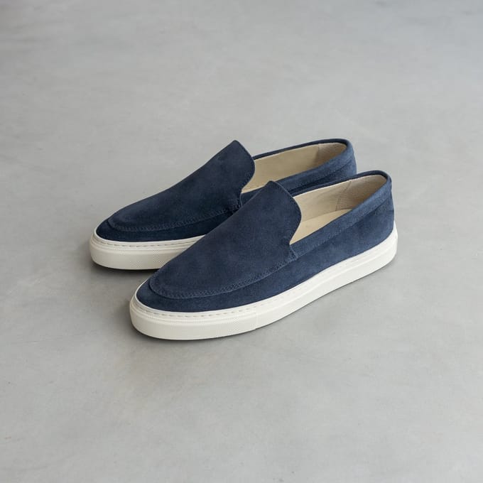 Omnio Malton Loafer Indigo Suede