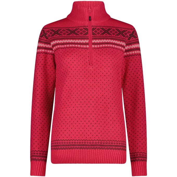 Damestrui met 1/2 rits CMP Wooltech