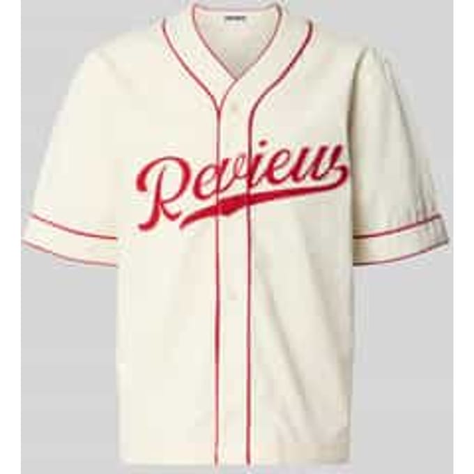 relaxed fit vrijetijdsoverhemd met logo