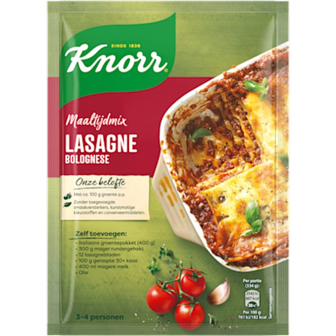 Maaltijdmix Lasagne Bolognese