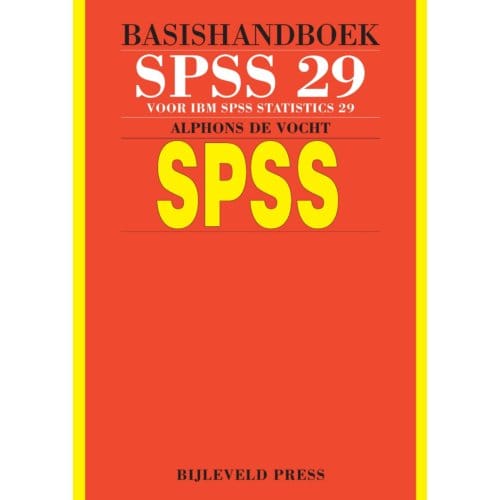 Basishandboek Spss 29 - Alphons de Vocht