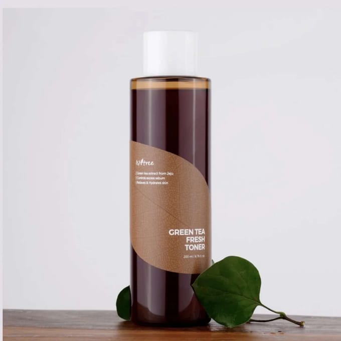 Isntree Groene Thee Frisse Toner 200ml - Revitaliseer je huid