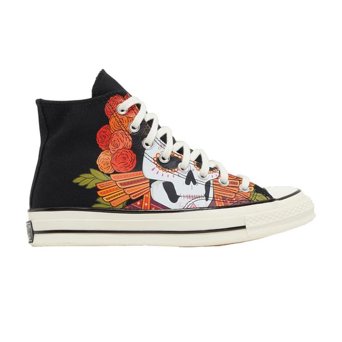 Converse Chuck 70 High 'Dia de los Muertos - Zwart' 36.5 white