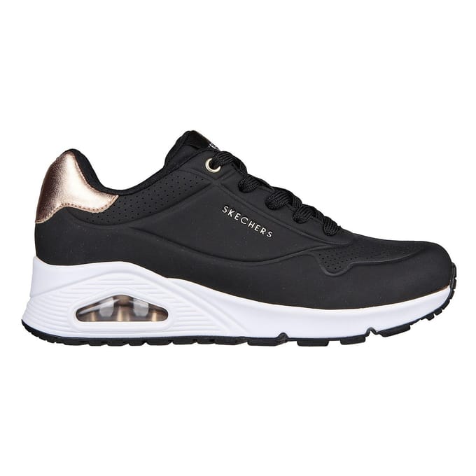 Skechers Skechers Uno Metallic Sneakers zwart Synthetisch