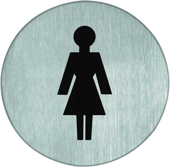 Artitec pictogram RVS 75MM dames