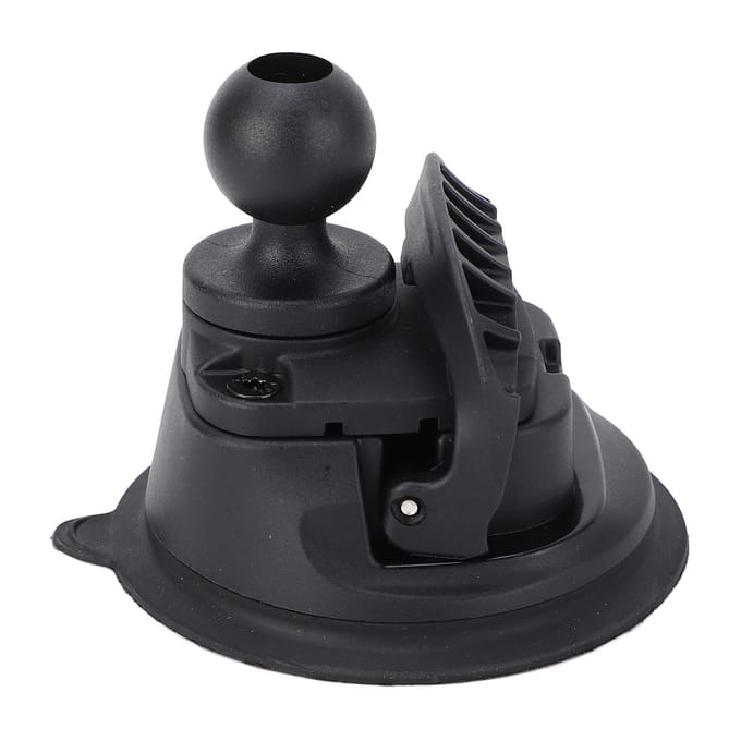Auto Zuignap Basis met 1 Inch Bal One Touch Snelvergrendeling Sterke Kleefkracht Dashboard Voorruit black