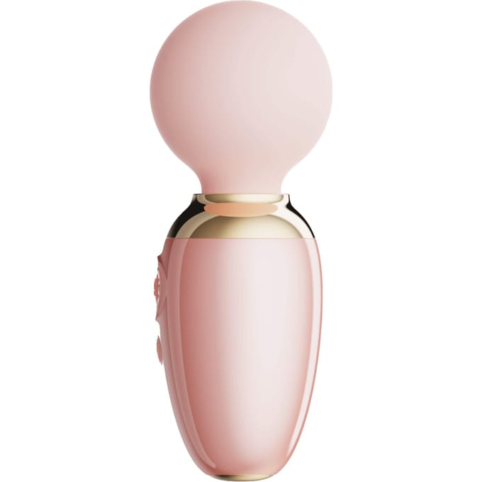Zalo - Ava - Verwarmende Mini Wandvibrator met App bediening - Lichtroze