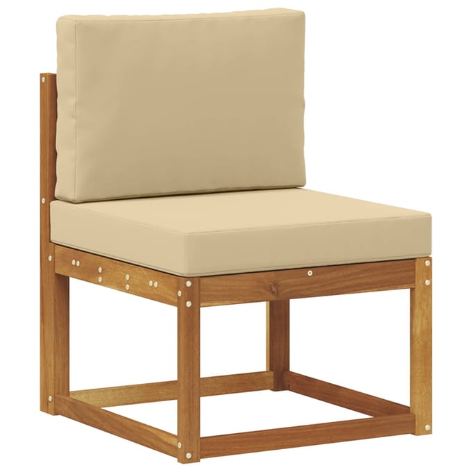vidaXL - Buiten - Midden - Sofa - Massief - Acacia - Hout