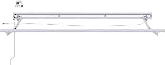 vidaXL - Elektrisch - Uitschuifbare - Zonneluifel