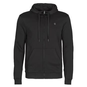 G-STAR Premium core hdd zip sw l\s Heren Trui - dk black