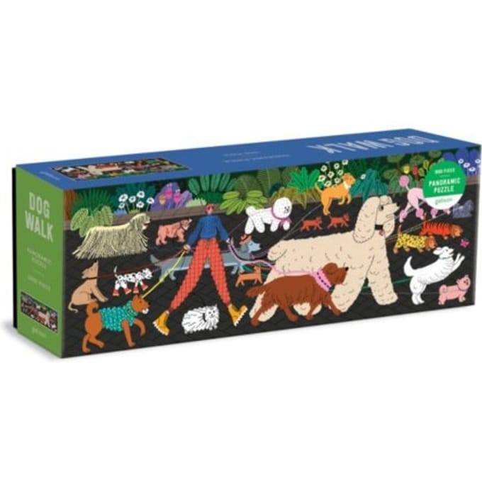Dog Walk 1000 Piece Panoramic Puzzle - Galison