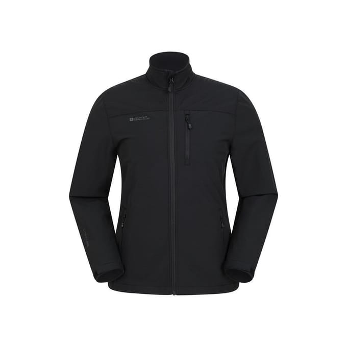 Mountain Warehouse Heren Grasmere Soft Shell Jas (Zwart)