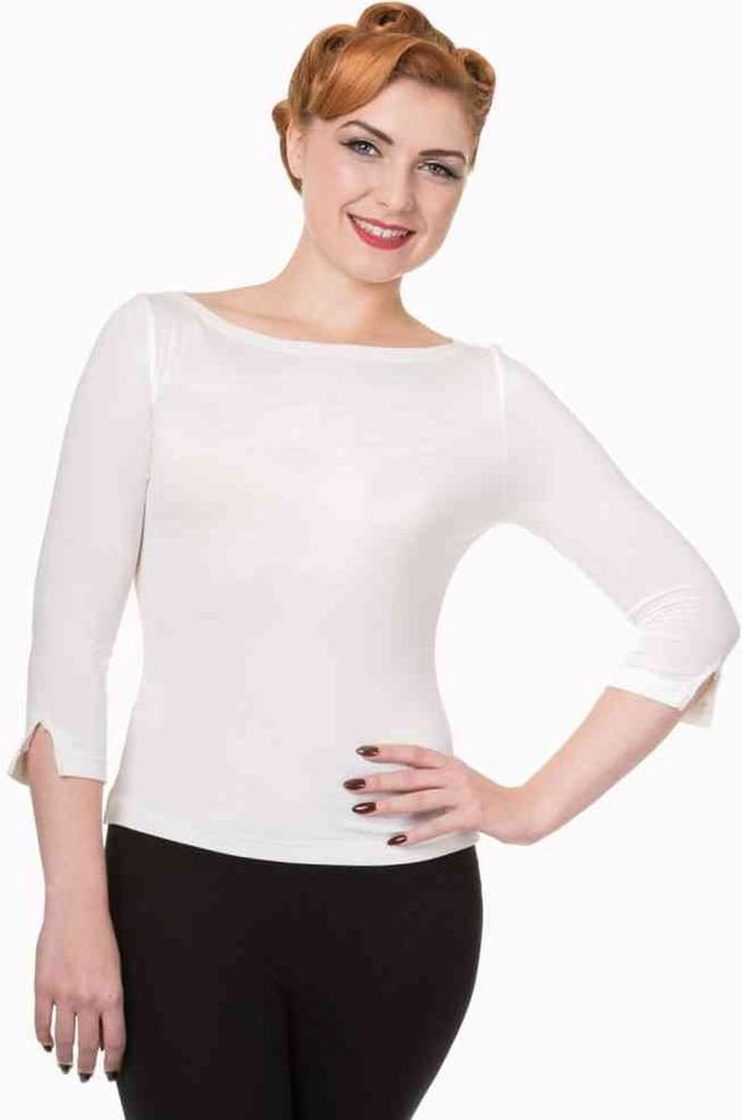 Dancing Days - MODERN LOVE Longsleeve top - M - Wit
