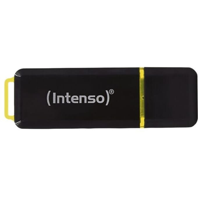 Intenso High Speed Line USB-stick 64 GB Zwart, Geel 3537490 USB-A 3.2 Gen 2