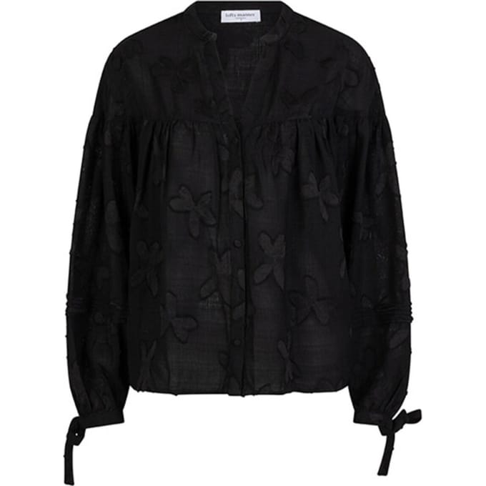 Lofty Manner Blouse Blouse Annika Ql01 1 600 Black Dames Maat - S