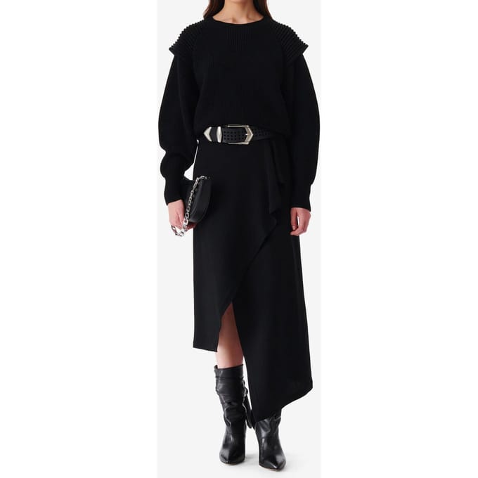 IRO Paris Jelena Skirt Black Größe: 36 | Midiröcke Outlet | Damen | Schwarz