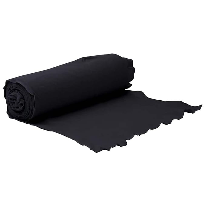 vidaXL - Geotextielmembraan - 1x50 - m - polyestervezel - zwart