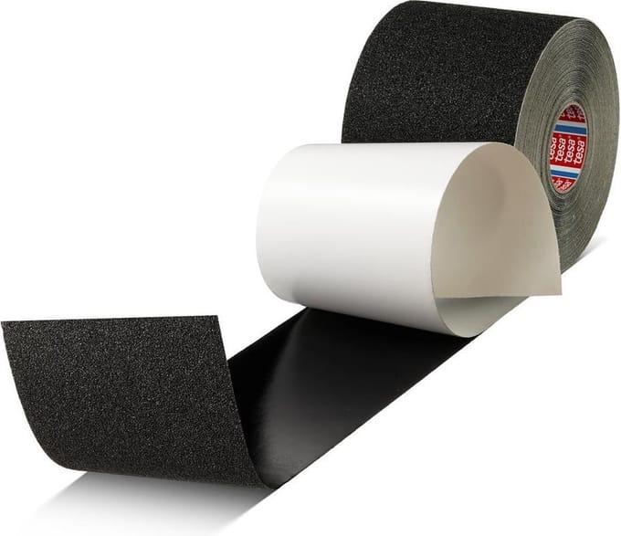 Tesa Anti-Slip Tape 100mm x 15M Zwart