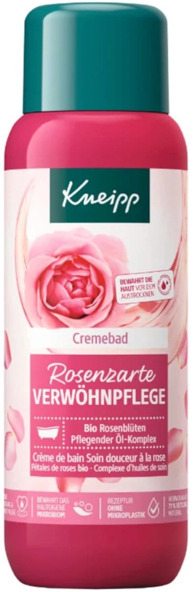 Crèmebad Rosenzarte – 400 ml – Rozenblaadjes – Kneipp