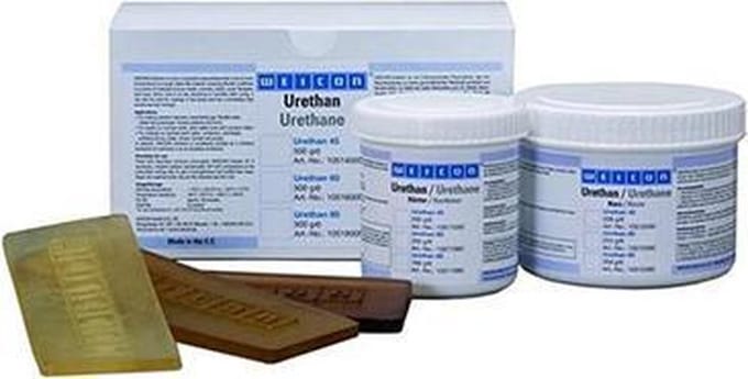 WEICON Urethaanlijm – 45 Shore rubber – 500 g licht beige